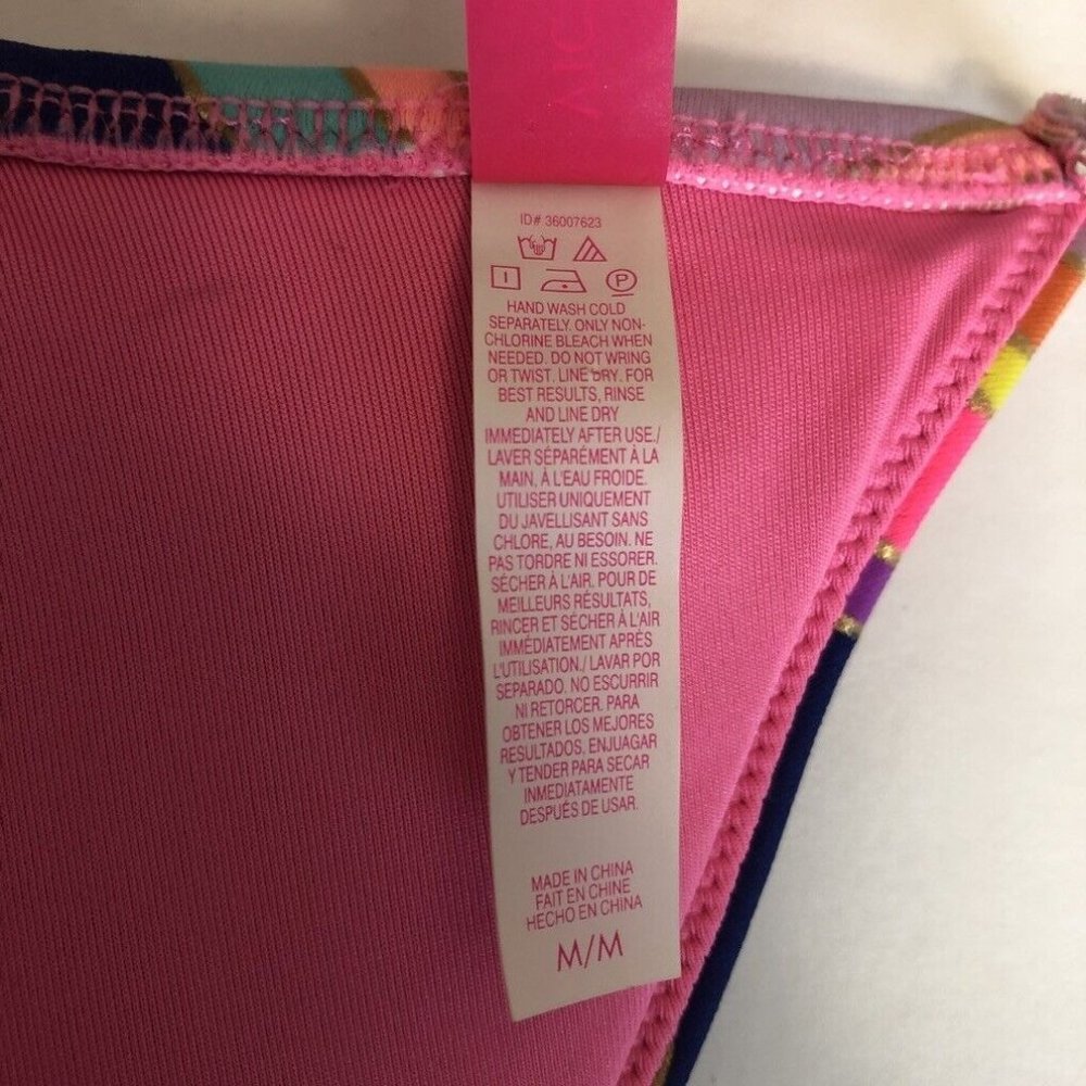 Victorias Secret Swim Bikini Triangle Top Size M Push Up - Picture 7 of 8